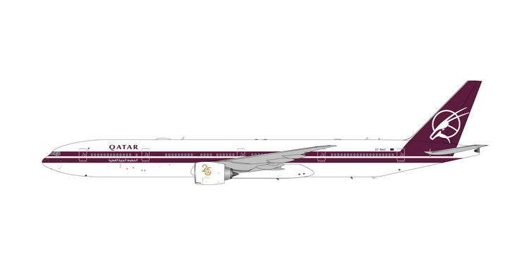 Qatar Airways Boeing 777-300ER A7-BAC Retro Phoenix PH4QTR2257 11739 Scale 1:400
