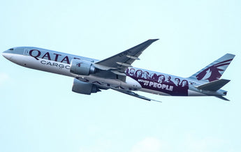 Qatar Airways Cargo Boeing 777F A7-BFG Move By People Phoenix PH4QTR2319 04475 Scale 1:400