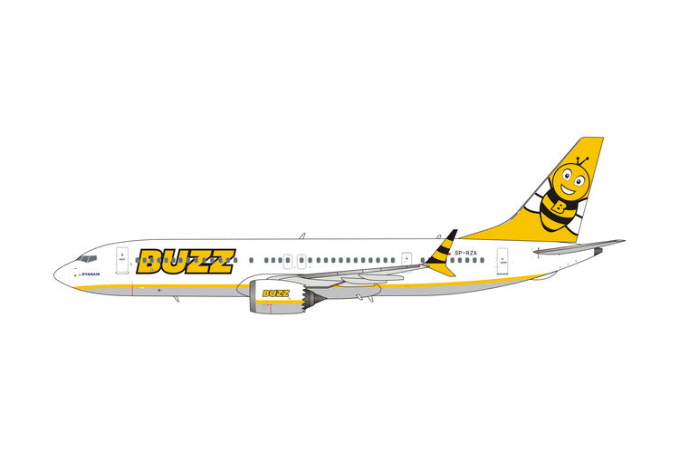 Buzz Boeing 737 MAX 8 SP-RZA Phoenix PH4RYS2280 11746 Scale 1:400