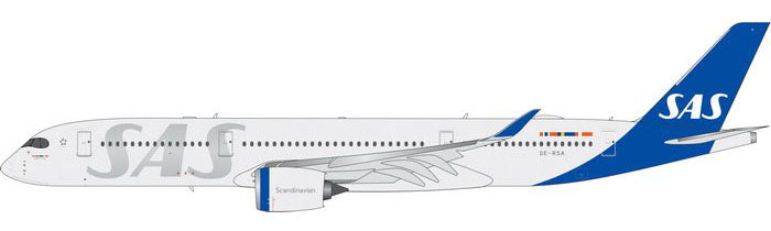 SAS Scandinavian Airlines Airbus A350-900 SE-RSA Phoenix PH4SAS1977 Scale 1:400