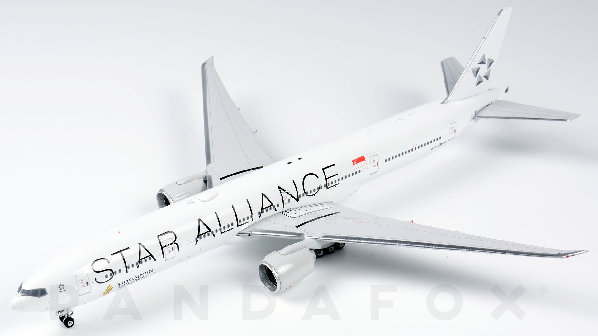 1/500 Singapore Airlines B777-300 Star Alliance F-toys
