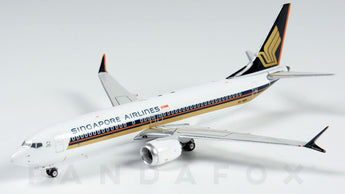 Singapore Airlines Boeing 737 MAX 8 9V-MBN Phoenix PH4SIA2011 Scale 1:400