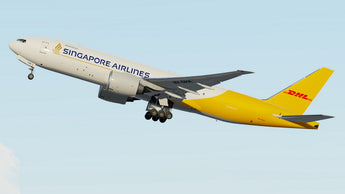 Singapore Airlines Cargo (DHL) Boeing 777F 9V-DHA Phoenix PH4SIA2318 04474 Scale 1:400