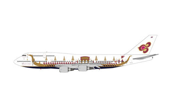 Thai Airways Boeing 747-400 HS-TGO Royal Barge Phoenix PH4THA2189 11703 Scale 1:400
