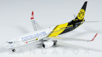 Turkish Airlines Boeing 737-800 TC-JHU Borussia Dortmund BVB Phoenix PH4THY1363 11149 Scale 1:400