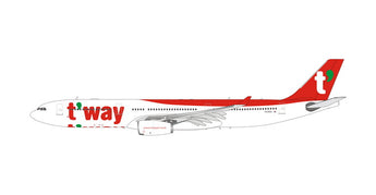 T'way Air Airbus A330-300 HL8501 Phoenix PH4TWB2258 11740 Scale 1:400