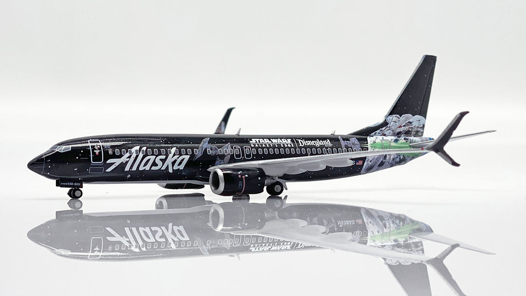 Alaska Airlines Boeing 737-800 N538AS JC Wings SA4ASA009 SA4009 Scale 1:400