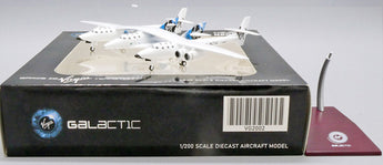 Virgin Galactic Scaled Composites 348 White Knight II N348MS New Livery JC Wings VG2VGX002 VG2002 Scale 1:200