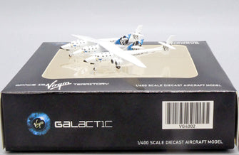 Virgin Galactic Scaled Composites 348 White Knight II N348MS New Livery JC Wings VG4VGX002 VG4002 Scale 1:400