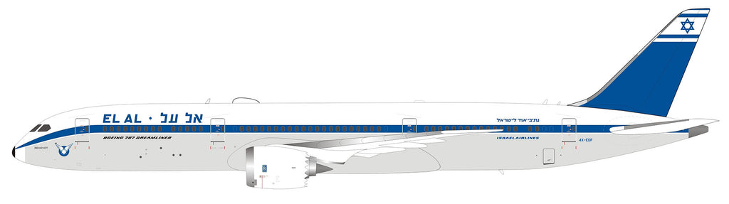 El Al Boeing 787-9 4X-EDF Retro Livery JC Wings JC2ELY146 XX2146 Scale 1:200