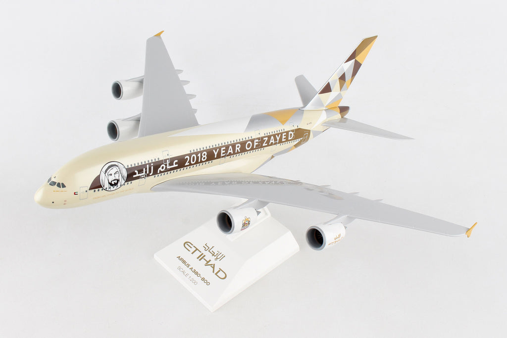 Etihad Airways Airbus A380 A6-APA Year Of Zayed 2018 Skymarks SKR884 Scale 1:200